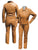 Scully Womens Saddle Tan Leather Formal Pants