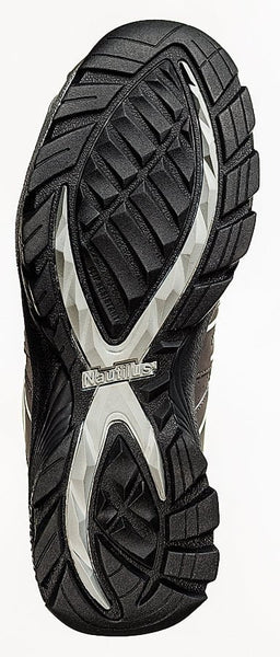 Nautilus Mens Composite Toe ESD Athletic W Grey/Black Faux Leather