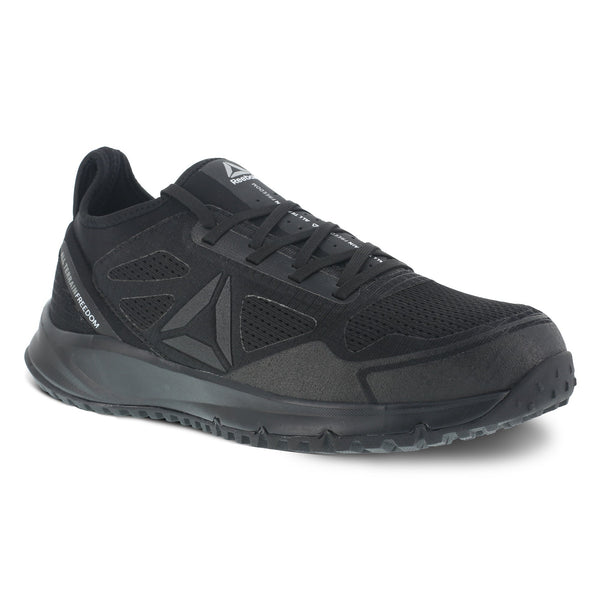 Reebok Mens Black Mesh Work Shoes ST Trail Run Oxford – The