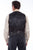 Scully Mens Wheat 100% Polyester Pinstripe Herringbone Vest