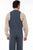 Scully Mens Blue Cotton Blend Herringbone Vest