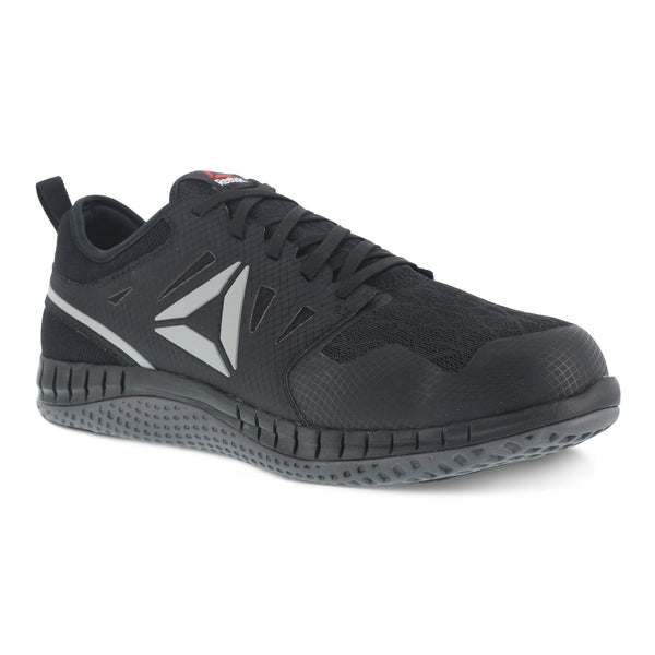 Reebok Womens Black/Dark Grey Mesh Work Shoes Zprint ST – The