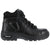 Reebok Mens Black Leather 6in Athletic Sport Boots Trainex Comp Toe