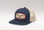 Kimes Ranch Unisex Replay Trucker Baseball Cap Navy Cotton Blend