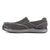 Rockport Mens Charcoal Textile Work Shoes Langdon Casual Slip-On CT