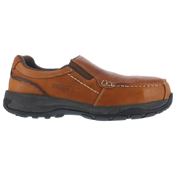 Rockport Mens Brown Leather Casual Loafer Extreme Light Composite