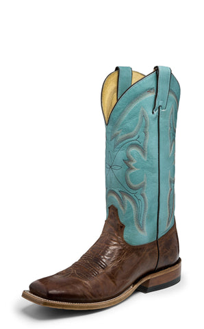 Tony Lama 1911 Mens Sky Blue Sealy Leather Cowboy Boots