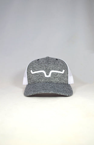 Kimes Ranch Unisex Weekly Trucker Baseball Cap Grey Heather Cotton Blend