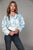 Kimes Ranch Womens Monterey Hoodie Blue Cotton Blend L/S