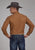 Roper Mens Wagon Wheel Rust Poly/Cotton L/S Shirt