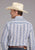 Roper Mens 2429 Paisley Trellis Blue Cotton Blend L/S Shirt