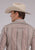 Roper Mens 2479 Wallpaper Print Cream Cotton Blend L/S Shirt