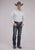 Roper Mens 2481 Floral Print Grey Cotton Blend L/S Shirt