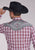 Roper Mens 2485 Southwestern Cross Red/Grey Cotton Blend L/S Shirt