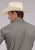 Roper Mens 2475 Solid Broadcloth Light Smokey Grey Cotton Blend L/S Shirt