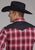 Roper Mens 2131 Plaid Retro Red/White Cotton Blend L/S Shirt