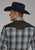 Roper Mens 2105 Plaid Retro Grey/Black Cotton Blend L/S Shirt