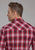 Roper Mens 2131 Plaid Red/White Cotton Blend L/S Shirt