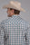 Roper Mens 2405 Plaid Turquoise Cotton Blend L/S Shirt