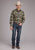 Roper Mens 2410 Plaid Tan Cotton Blend L/S Shirt