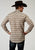 Roper Mens 1968 Desert Plaid Brown Cotton Blend L/S Shirt