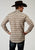 Roper Mens 1968 Desert Plaid Brown Cotton Blend L/S Shirt