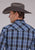 Roper Mens 2482 Western Plaid Carolina Blue Cotton Blend L/S Shirt