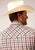 Roper Mens 1506 Windowpane Plaid Blue Cotton Blend Tall L/S Shirt