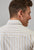 Roper Mens 1961 Neutral Stripe White Poly/Cotton L/S Shirt