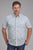 Roper Mens 2428 Paisley Black/White Cotton Blend S/S Shirt