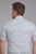 Roper Mens 2428 Paisley Black/White Cotton Blend S/S Shirt