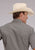 Roper Mens 2475 Solid Broadcloth Light Smokey Grey Cotton Blend S/S Shirt