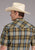 Roper Mens 2410 Plaid Tan Cotton Blend S/S Shirt