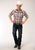 Roper Mens Butterscotch Cotton Blend 55/45 Plaid S/S Shirt