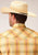 Roper Mens 1511 Plaid Yellow/Tangerine Cotton Blend Tall S/S Shirt