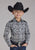 Roper Kids Boys 2126 Plaid Grey/Black Cotton Blend Rose L/S Shirt