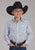 Roper Kids Boys 2428 Paisley White/Black Cotton Blend L/S Shirt