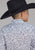 Roper Kids Boys 2428 Paisley White/Black Cotton Blend L/S Shirt