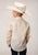 Roper Kids Boys 1627 Diamond Print Cream Cotton Blend L/S Shirt