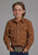 Roper Kids Boys 2124 Broadcloth Rust Cotton Blend L/S Shirt