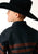 Roper Boys Border Stripe Black Cotton Blend L/S Shirt