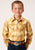 Roper Kids Boys 1511 Plaid Yellow/Tangerine Cotton Blend L/S Shirt