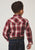 Roper Kids Boys 1974 Plaid Red Cotton Blend L/S Shirt