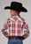 Roper Kids Boys 2064 Plaid Red/Black Cotton Blend L/S Shirt