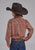 Roper Kids Boys 2110 Plaid Wine/Blue Cotton Blend L/S Shirt