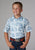 Roper Kids Boys 2066 Floral Print Blue Cotton Blend S/S Shirt