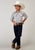 Roper Kids Boys 1976 Multi Plaid Multi-Color Cotton Blend S/S Shirt