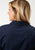 Roper Womens 9837 Broadcloth Navy Cotton Blend L/S Shirt