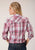Roper Womens Primary Colors Red Cotton Blend L/S Shirt