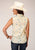 Roper Womens Vintage Wheat Tan Cotton Blend S/L Shirt